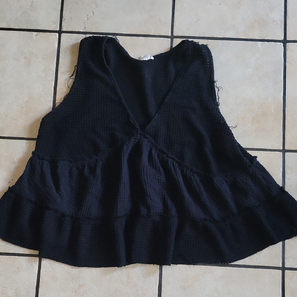 Torrid Festi Black Babydoll Sleeveless Tank Top - Picture 8 of 8